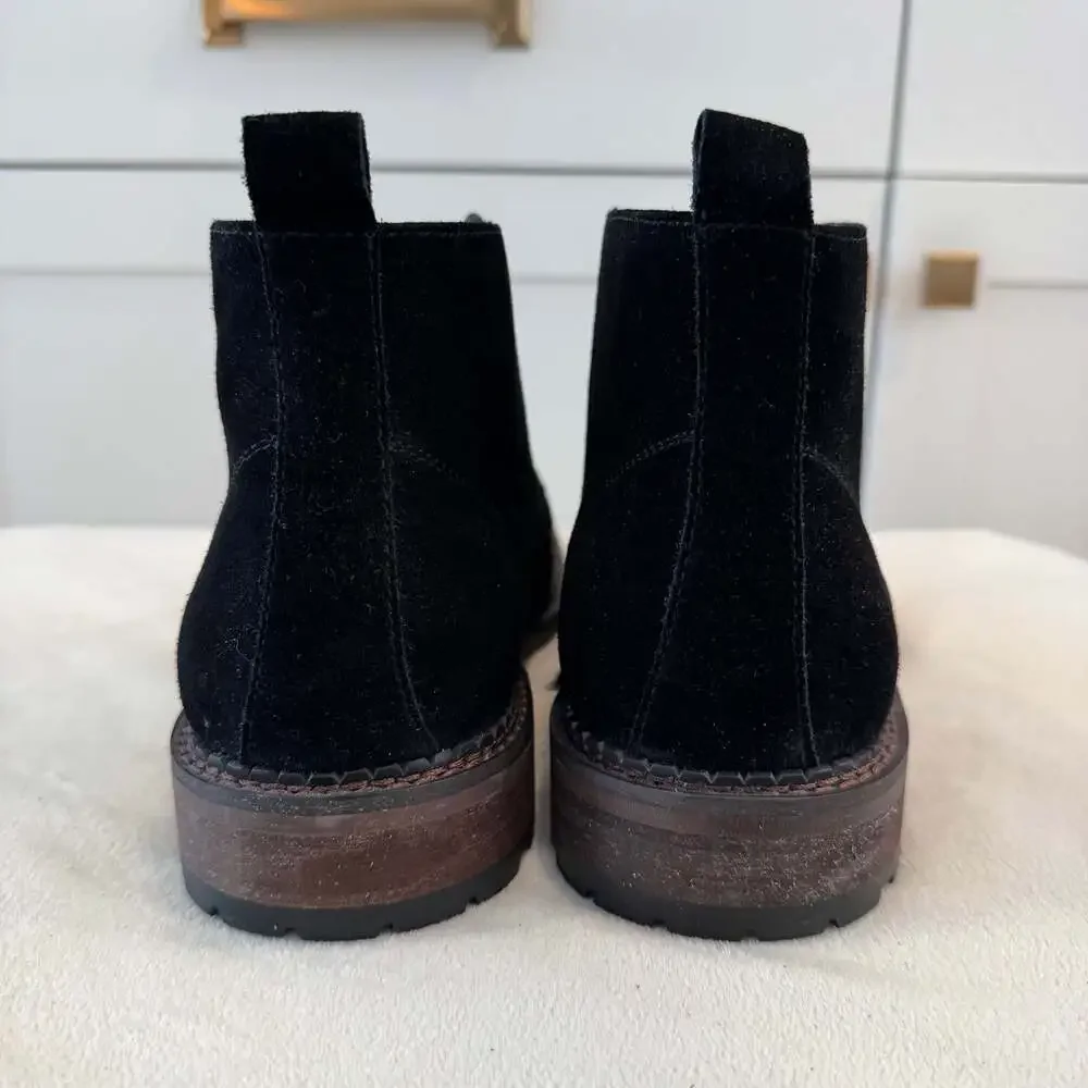 Vintage Foundry Co. Men's Otto Black Suede Chukka Boots Size 10
